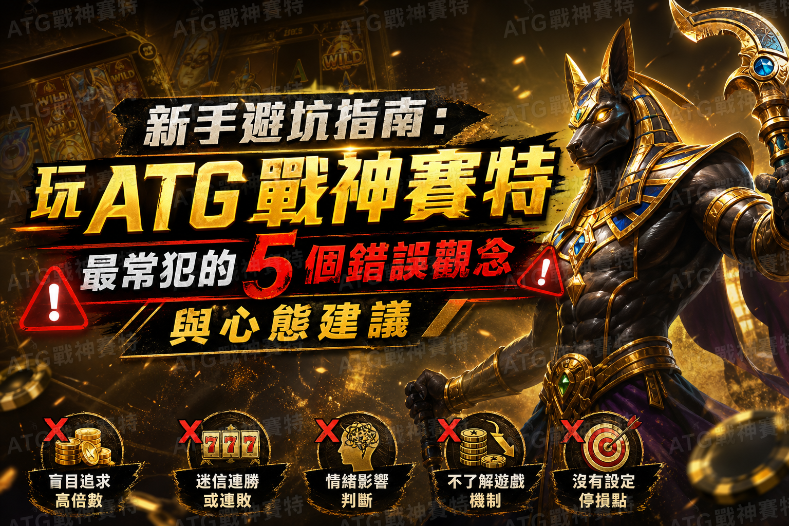 新手避坑指南:玩 ATG 戰神賽特最常犯的 5 個錯誤觀念與心態建議